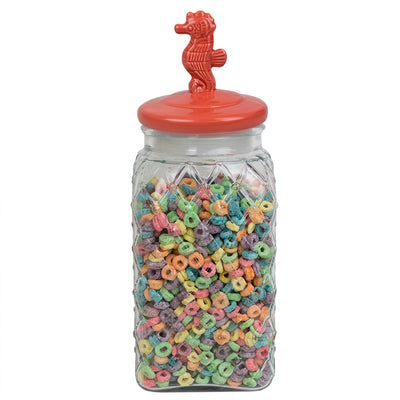 1 of 1:Bocal en verre Home Basics de 3,6 l avec couvercle en céramique, transparent 