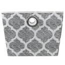 2 of 5:Home Basics Arabesque Storage Bin, White, 12.5x15x10 Inches 