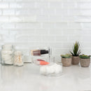 4 of 5:Organiseur de cosmétiques pivotant à 3 niveaux Home Basics en plastique incassable, transparent 