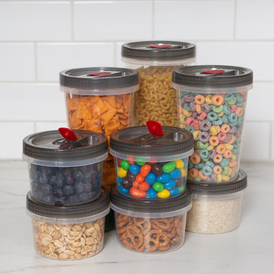 4 of 4:Detalles de la cocina Juego de botes de almacenamiento de alimentos de 20 piezas 