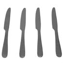 5 of 8:Home Basics Hammered Stainless Steel Dinner Knives, (Pack of 4), Silver 