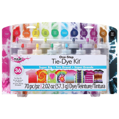 1 of 5:TULIP 70 Piece One-Step Tie-Dye Kit Super Big, 12 Colors 
