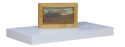 1 of 1:Étagère flottante en bois Home Basics 18, blanche 