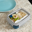 4 of 4:Home Basics Airtight  Rectangle Lunch Box, (30 oz) 
