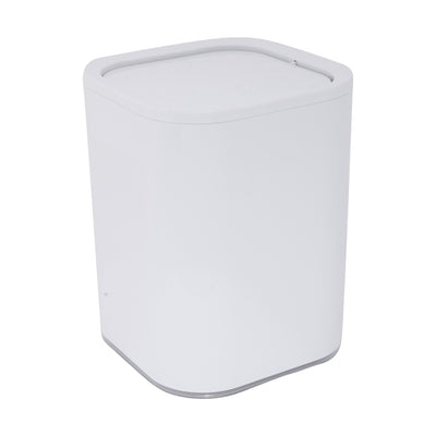 2 of 4:Bath Bliss 8L Acrylic Waste Bin in White 