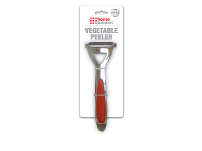 1 of 7:Home Basics Vegetable Peeler with Rubber Grip 