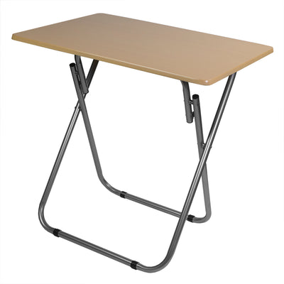 3 of 10:Table pliante multifonction Home Basics Jumbo, naturelle 