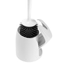 2 of 4:Brosse WC à fermeture automatique Bath Bliss avec poils en caoutchouc souple 