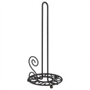 4 of 5:Porte-essuie-tout en acier Home Basics Scroll Collection, noir 