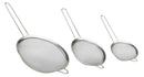 2 of 5:Home Basics 3 Piece Mesh Stainless Steel Strainer Set, Silver 