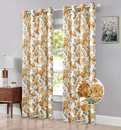 3 of 6:Marion Peony Room Darkening Grommet Window Panel, 54x84 Inches 
