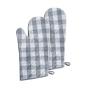 3 of 6:Lot de 2 gants de cuisine à carreaux Buffalo, 18 x 33 cm 