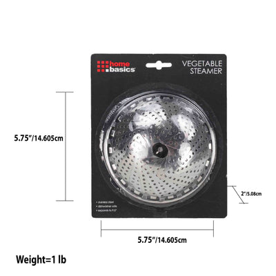 3 of 3:Home Basics Stainless Steel Vegetable Steamer 