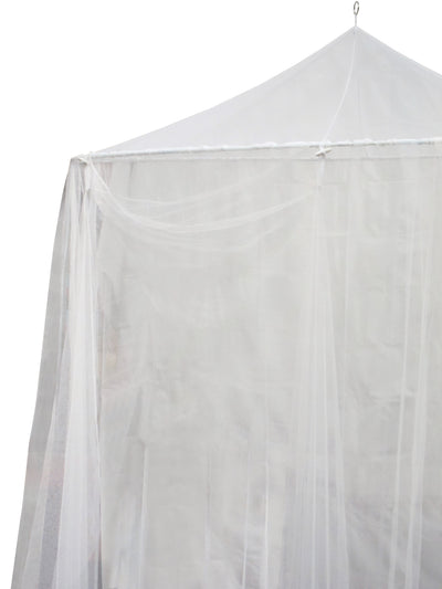 8 of 8:Just Relax - Mosquitera redonda para interior y exterior, extragrande, color blanco, 5 x 9 pies 