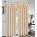 6 of 19:Margie Jacquard Rod Pocket Window Panel and Valance Treatment, All Sold Separately 