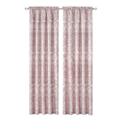 4 of 6:Rideau à passe-tringle Charlotte - 52 x 63 - Blush 
