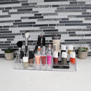 5 of 5:Home Basics Deluxe Make up Palette Cosmetic Organizer, Clear 