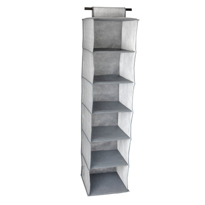 2 of 3:Organiseur de placard Simplify à 6 étagères, gris 