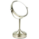 2 of 5:Home Basics Elizabeth Collection Cosmetic Mirror, Satin Nickel 