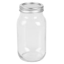 2 of 4:Bocal Mason transparent à large ouverture de 75 cl Home Basics 