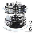 2 of 3:Bath Bliss 2 Tier Carousel in Matte Black 
