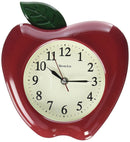 1 of 2:Westclox 3D Apple Shaped Wall Clock, Red, 10 Inches 