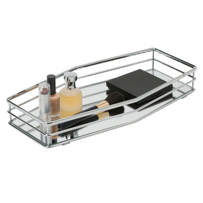 1 of 2:Accueil Détails Plateau de vanité avec miroir à double rail 