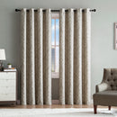 4 of 6:Sophie Damask Jacquard Grommet Window Panel, 55x90 Inches 