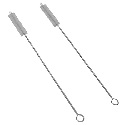 3 of 5:Home Basics Soft Silicone Tip Stainless Steel Straw Set, Multi-color, (Pack of 10) 