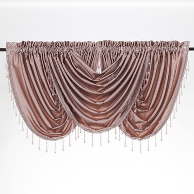 14 of 25:Regency Crushed Satin Rod Pocket Window Panel and Valance Treatments, All Sold Separately 