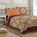 4 of 4:PREMIUS 4-6 Piece Printed Wrinkle-Free Sheet Set, Jalal 