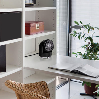 5 of 5:Ventilateur personnel Vornado Flippi Fan V6 à deux vitesses, noir 