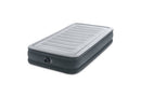 1 of 1:Intex Dura-Beam Comfort Plush Twin Air Bed, Grey 