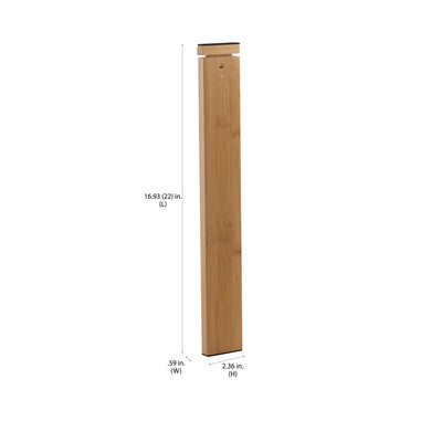 3 of 4:Simplify 2 Pack Large Adjustable Drawer Dividers in Bamboo 