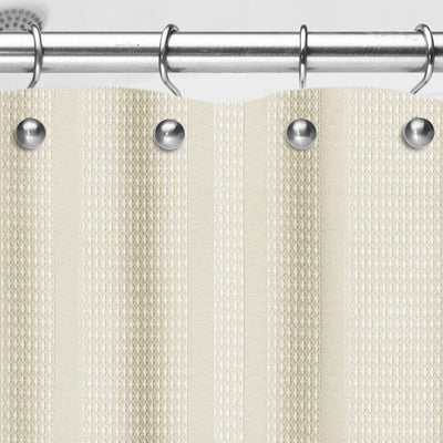 2 of 2:Crochets de rideau de douche en métal populaires, boule de bain, nickel, paquet de 12 