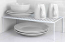 1 of 2:Étagère d'appoint Home Basics, grande et lourde, blanche, 25 x 44 x 13,3 cm 