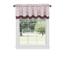 2 of 4:Westport Window Curtain Valance - 58x14 - Burgundy 