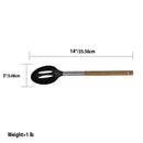 3 of 3:Home Basics Winchester Collection Scratch-Resistant Rubber  Slotted Spoon, Natural 