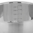 2 of 4:Home Basics 3 Piece Stainless Steel Nesting Mixing Bowls with Rubber Bottoms 
