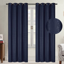 7 of 10:Payton Embossed Room Darkening Grommet Window Panel, 54x84 Inches 