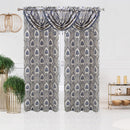 7 of 21:Lizet Damask Jacquard Rod Pocket Window Panel and Valance Treatments, All Sold Separately 