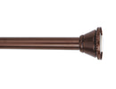1 of 3:Bath Bliss Tension Shower Rod in Bronze 