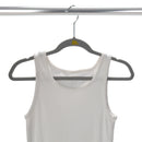 3 of 4:Simplify Kids 25 Pack Velvet Hangers in Light Grey 