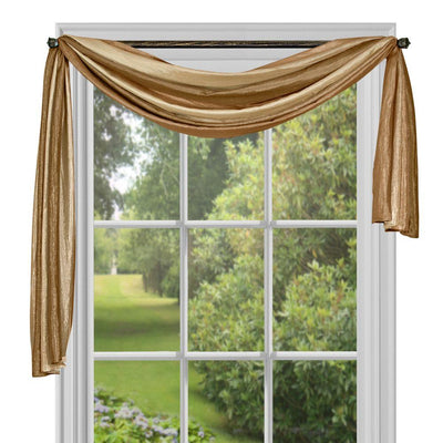 4 of 10:Ombre Window Curtain Scarf, 50x144 Inches 