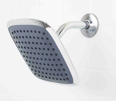 1 of 3:Home Basics  Chrome Jumbo Square Shower Head 