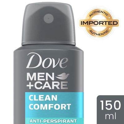 2 of 3:Dove Men Care Desodorante Antitranspirante en Spray, Comodidad Limpia, 150 ml 