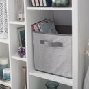 3 of 4:Simplify Collapsible Storage Cube in Heather Grey 