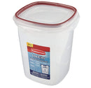 2 of 5:Rubbermaid Lock-Its Food Storage Canister With Easy Find Lid, 15 Cup, Racer Red 