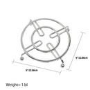 3 of 3:Home Basics Chrome Plated Steel  Flat Napkin Holder with Weighted Pivoted Arm 