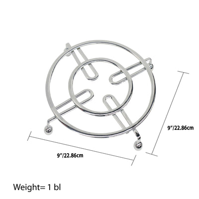 3 of 3:Home Basics Chrome Plated Steel  Flat Napkin Holder with Weighted Pivoted Arm 